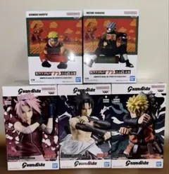 NARUTO 疾風伝 GRANDISTA ナルト サスケ サクラ　カカシ　5点