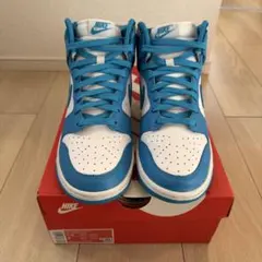 Nike ハイカットスニーカー 青/白