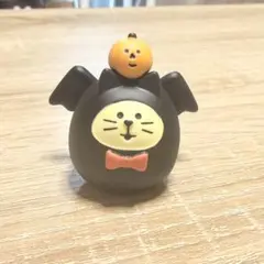 新品 デコレ コンコンブル ハロウィン猫だるま パーティーコウモリ かわいい