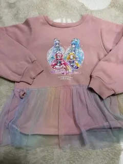 プリキュア トレーナー (チュール付き) 裏起毛