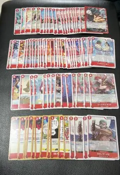 ワンピースカード　赤　R以下　60枚以上まとめ売り