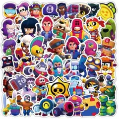 ブロスタ ステッカー 50枚セット Brawl Stars PVC 防水 シール