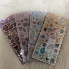 【正規品】サンリオ ポップシール 4枚セット
