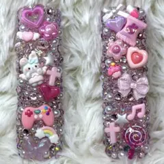 iQOS アイコス イルマワン ケース デコ ホワイト&ピンク - メルカリ