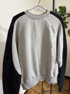 キャナルジーン　グレー　RCV ラグランスウェット