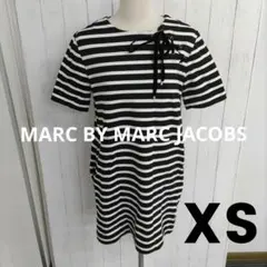 マークジェイコブス シャツ リボンタイ ストライプ パールブローチ 4 