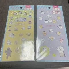 【新品未使用】キャンドゥ セリア ちいかわ キラキラシール ダイソー 2種セット