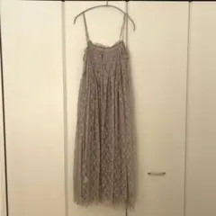 チュールキャミワンピ