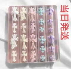 3Dネイルパーツ シリコンモールド クロスモールド 十字架パーツ クロムハーツのサムネイル