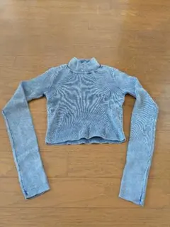 ZARA ブルー 長袖ニットセーター XS