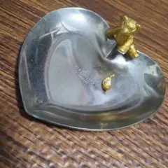 MIKIMOTO ハート型トレイ ベアモチーフ パール付き - メルカリ