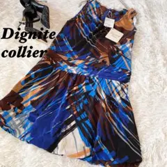 【新品】Dignite collier ディニテコリエ　ワンピース　幾学柄のサムネイル