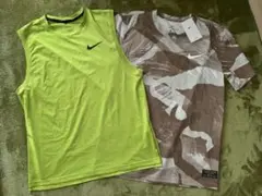 【新品】Nike カモフラTシャツ＆タンクトップセット Ｍ ドライフィット