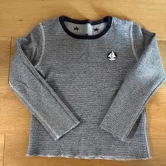 プチバトー　リバーシブル　長袖カットソー