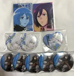 進撃の巨人 ミカサ 缶バッジ ポストカード WIT STUDIO - メルカリ