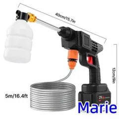 充電式電動洗車ガン 2 個バッテリー 435PSI 家庭庭園洗浄に