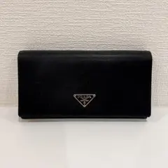 定番人気★PRADA 三角ロゴ ナイロン 長財布