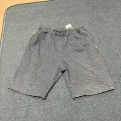 シェフハーフパンツ　ヒッコリー柄　ブリーズ