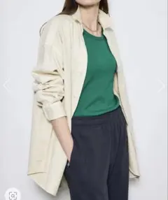 AZUL BY MOUSSY 長袖シャツ オフホワイト Sサイズのサムネイル