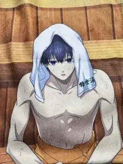 ブルーロック　極楽湯　タオル　潔 ①