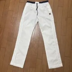 FILA レディース ホワイト ストレートパンツ