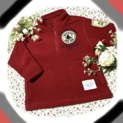 【美品】メジャーリーグトレーナー95㎝ボストンレッドソックス　ワイン厚地フリース
