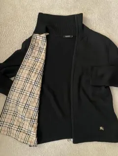 専用【美品】バーバリーブラックレーベル ノバチェック ウールドライバーズニット