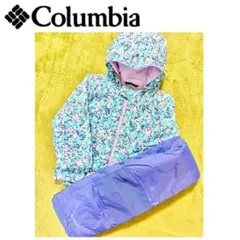 Columbia スキーウェア　派手　花柄　100