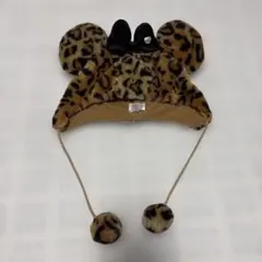 東京ディズニーリゾート ヒョウ柄 ファンキャップ ディズニー 帽子