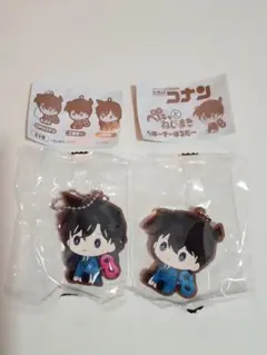 名探偵コナンぺたっとねじまき　らばーきーほるだー　工藤新一&毛利蘭