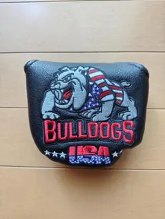 Barudan GOLF パター用 ヘッドカバー ブルドッグ USA