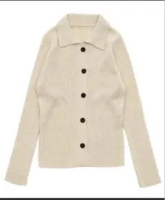 select MOCAサマーニットカーディガン　アイボリー