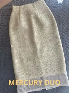 MERCURYDUO クリーム色 タイトスカート M