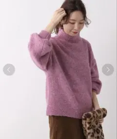 LEPSIM ソデタプボリュームプルオーバー ニット タグ付き