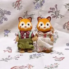 シルバニアファミリー たぬき2体セット - メルカリ