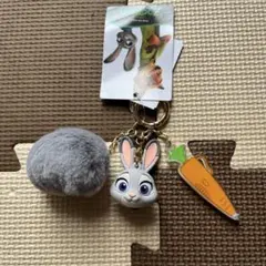 ディズニーズートピア2 ジュディ　にんじんキーチェーン