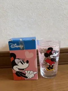 【未使用】Disney ミニーマウス ガラスコップ