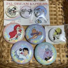 ディズニー JAL 缶バッジ 8個セットのサムネイル