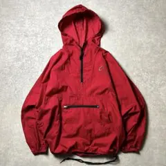 90s vintage ナイロンアノラックフーディ パーカー ドローコード企業物