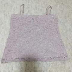 総レース キャミソール ピンクのサムネイル