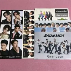 Snow Man 特典 クリアファイル ステッカー セット