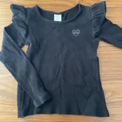 GAP ブラック フリル長袖カットソー 5歳