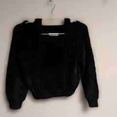 CECIL McBEE 長袖 ニット ブラック