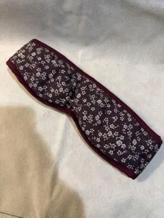 羽毛アイマスク　和柄