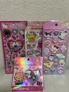 正規品新品ハローキティ ジュエル・ウォーターイン ・マシュマロ・クリスタルシール