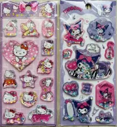 【海外正規品】クロミ　キティ　ウォーターシャカシャカシール♡ 2枚セット♡
