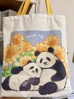 非売品♦️'18〜'19大パンダ展 かのパン トートバッグ シンシンと