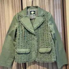 【美品】ピンクハウス　コンパクトチノストレッチフリルジャケットのサムネイル