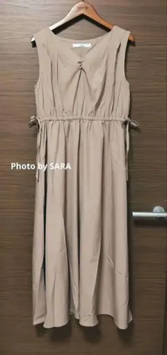 ✨GRL グレイル　ノースリーブワンピース　くすみピンク　 L