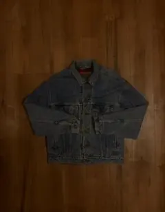 80s 90s Levi's リーバイス 裏地チェック デニムジャケット 古着